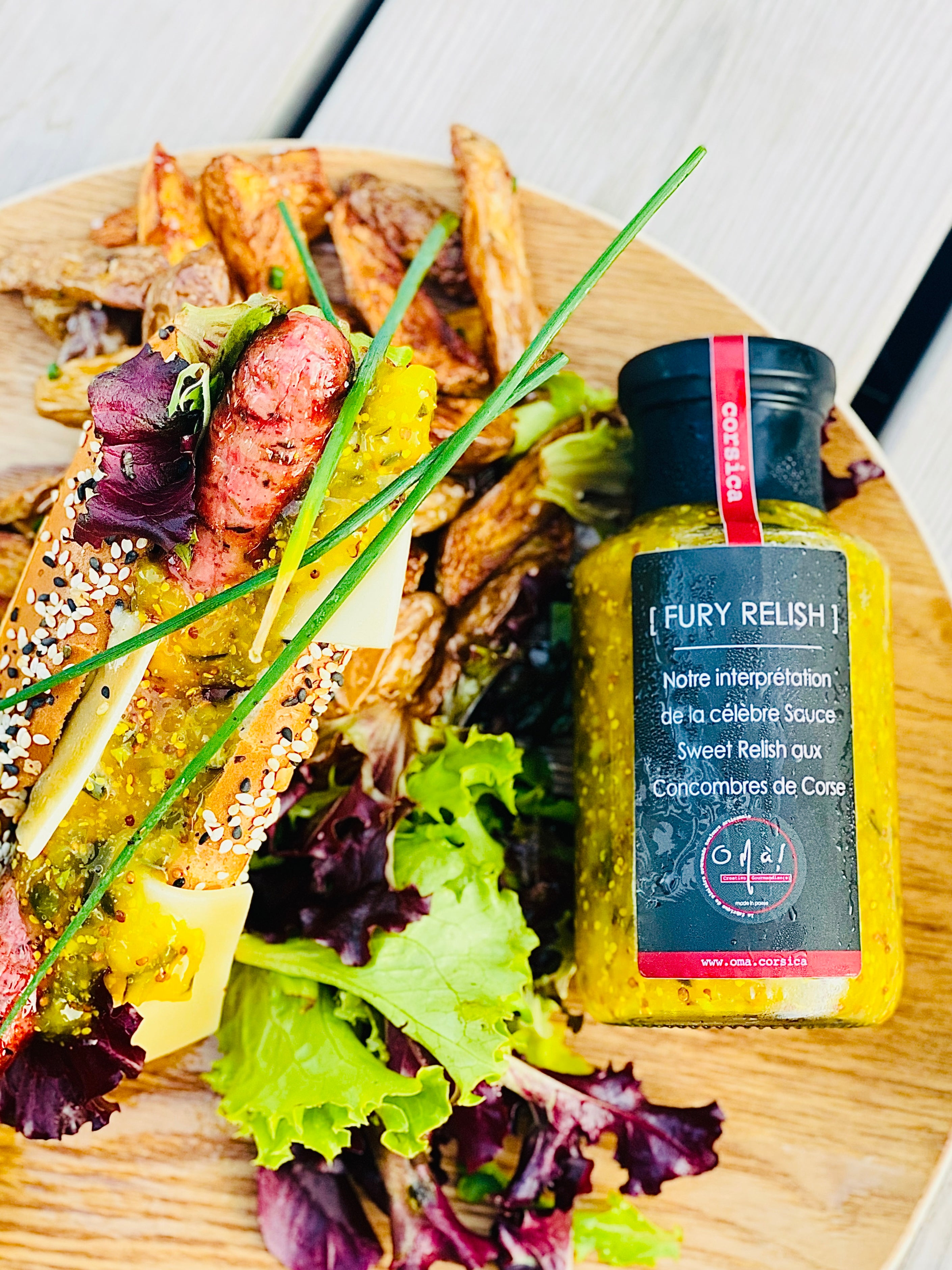 FURY RELISH Sauce aux Concombres Corses