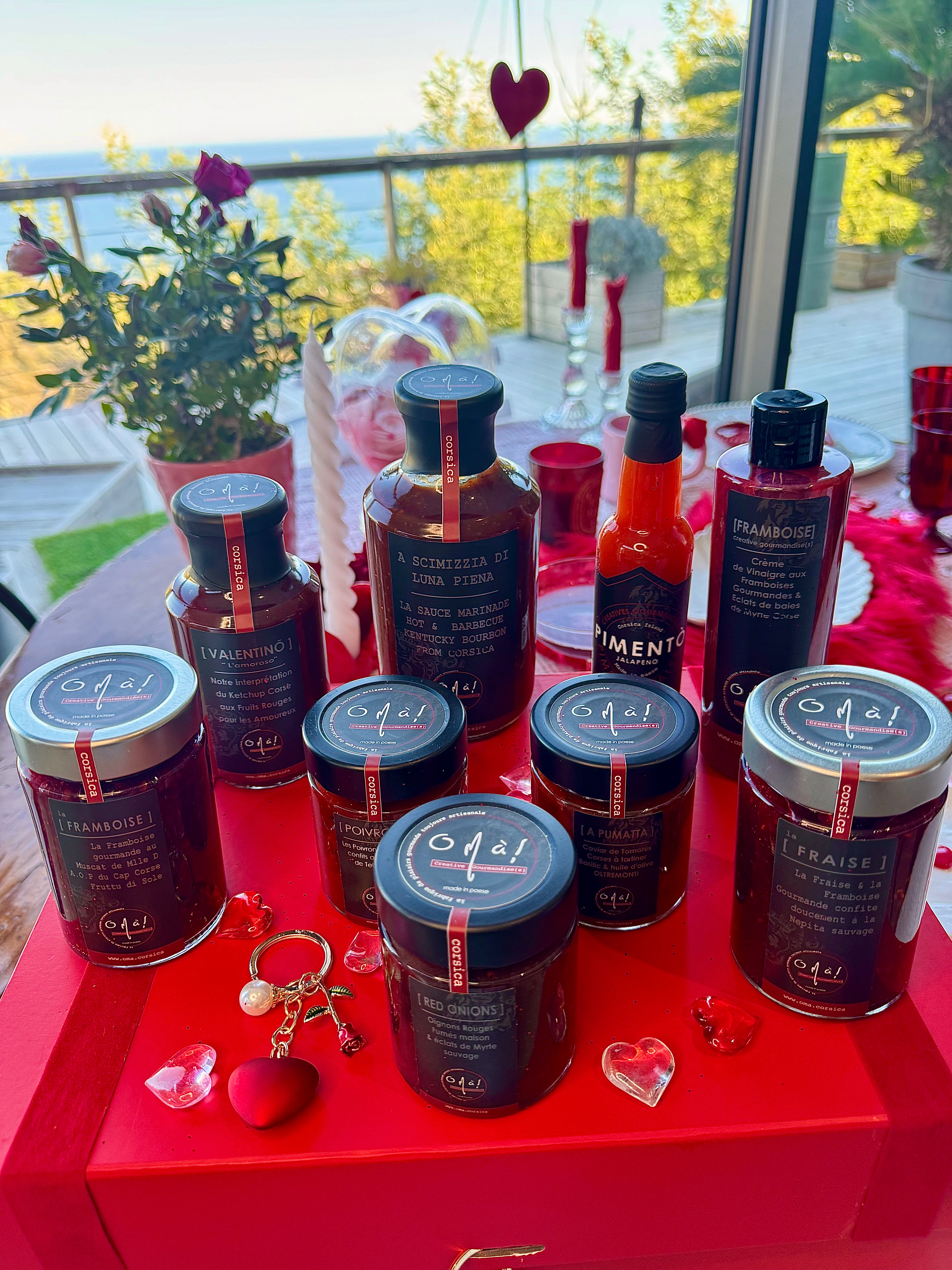 COFFRET ST VALENTIN tout Rouge