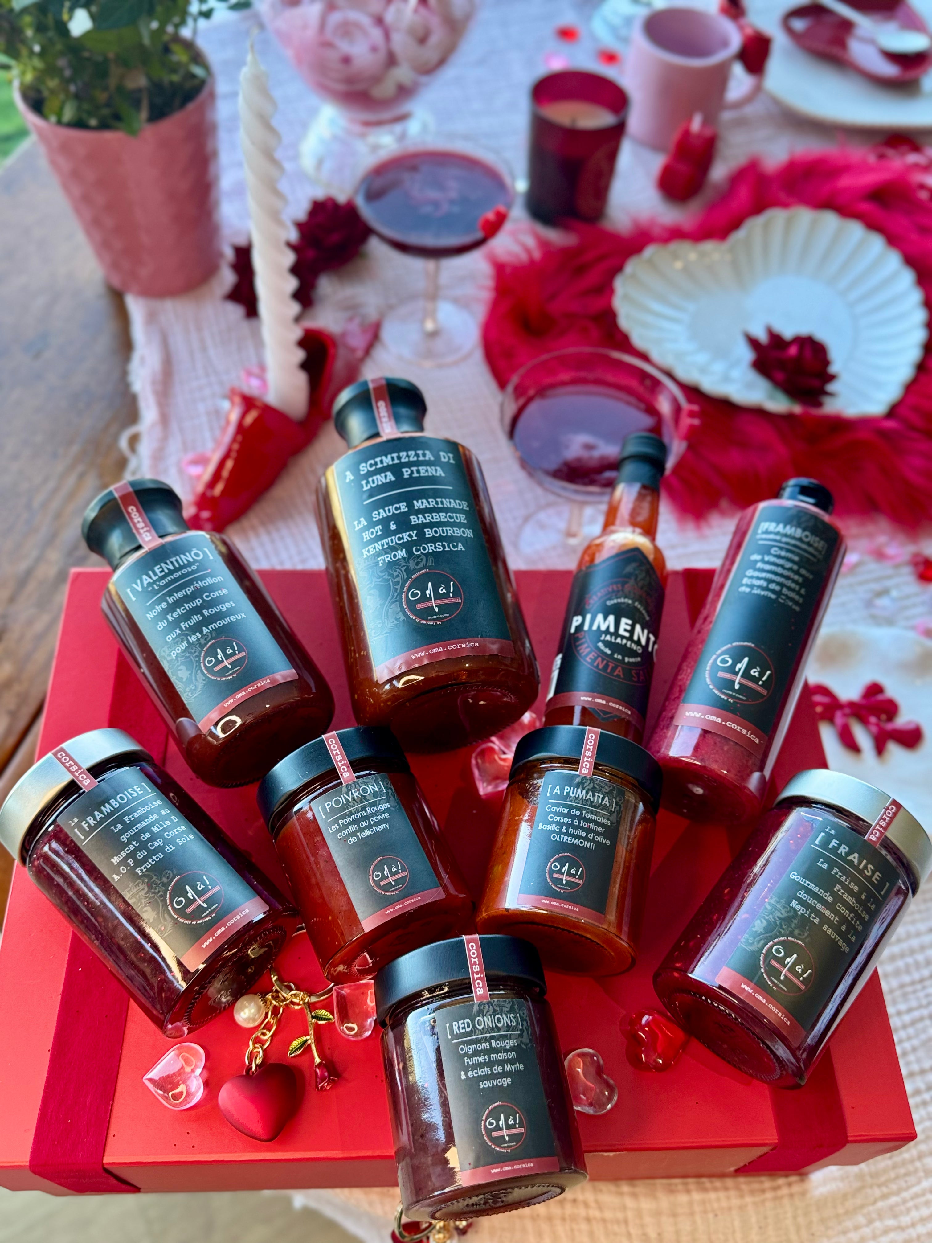 COFFRET ST VALENTIN tout Rouge
