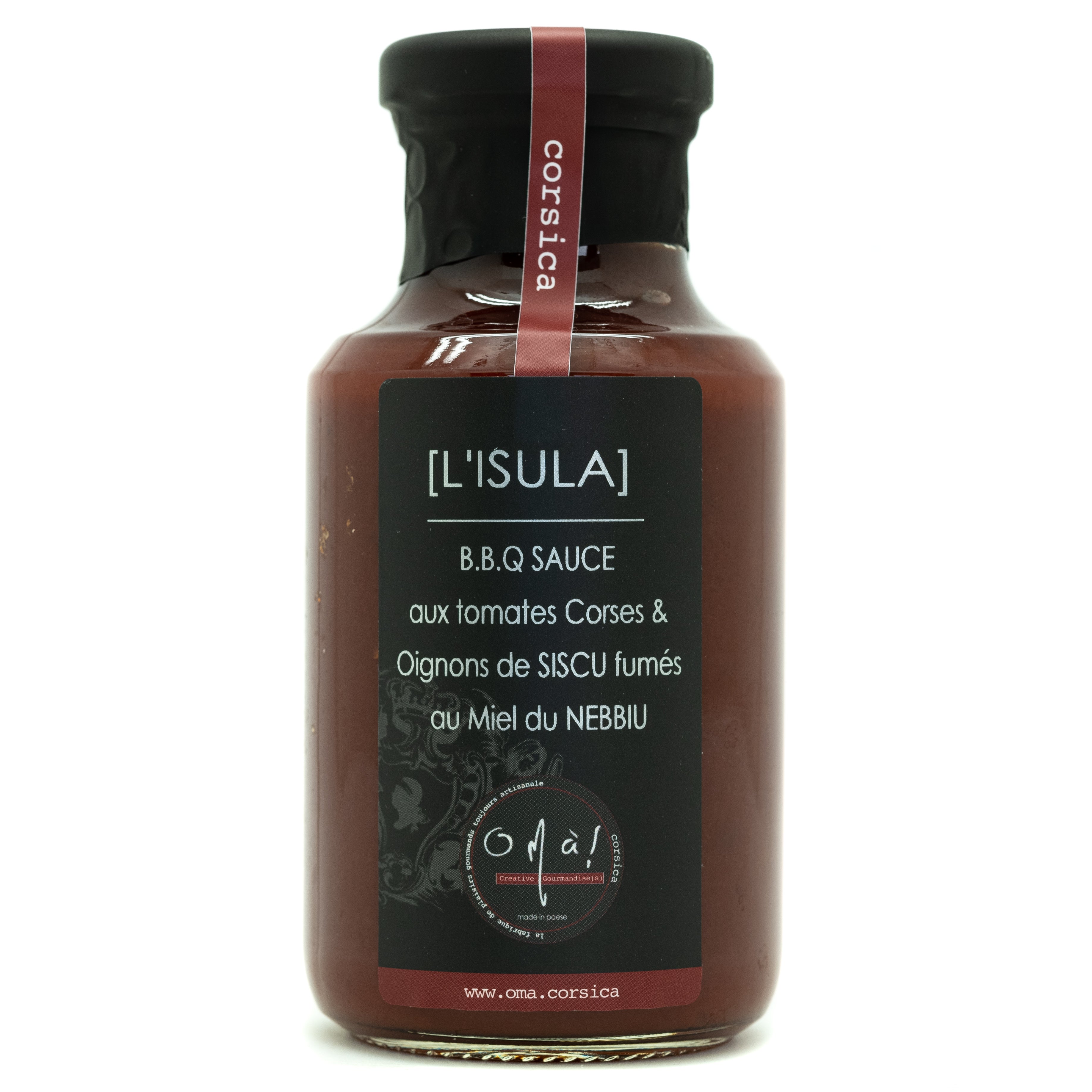 "ISULA" SAUCE BBQ MIEL & OIGNONS FUMES MAISON