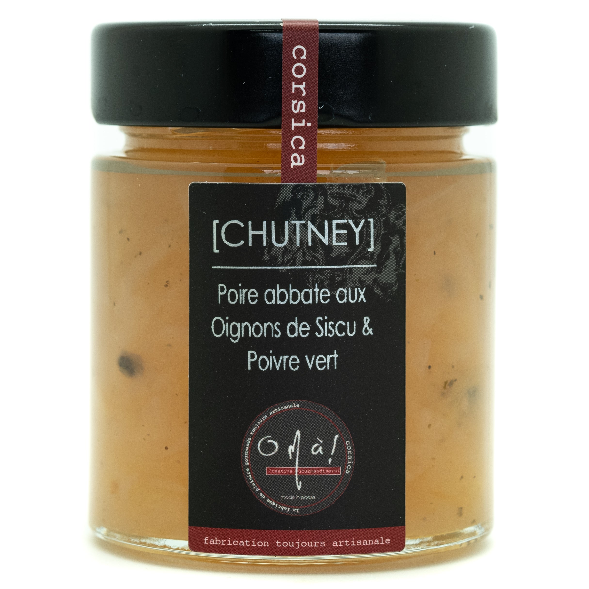 CHUTNEY POIRE & OIGNON DE SISCU AU POIVRE VERT