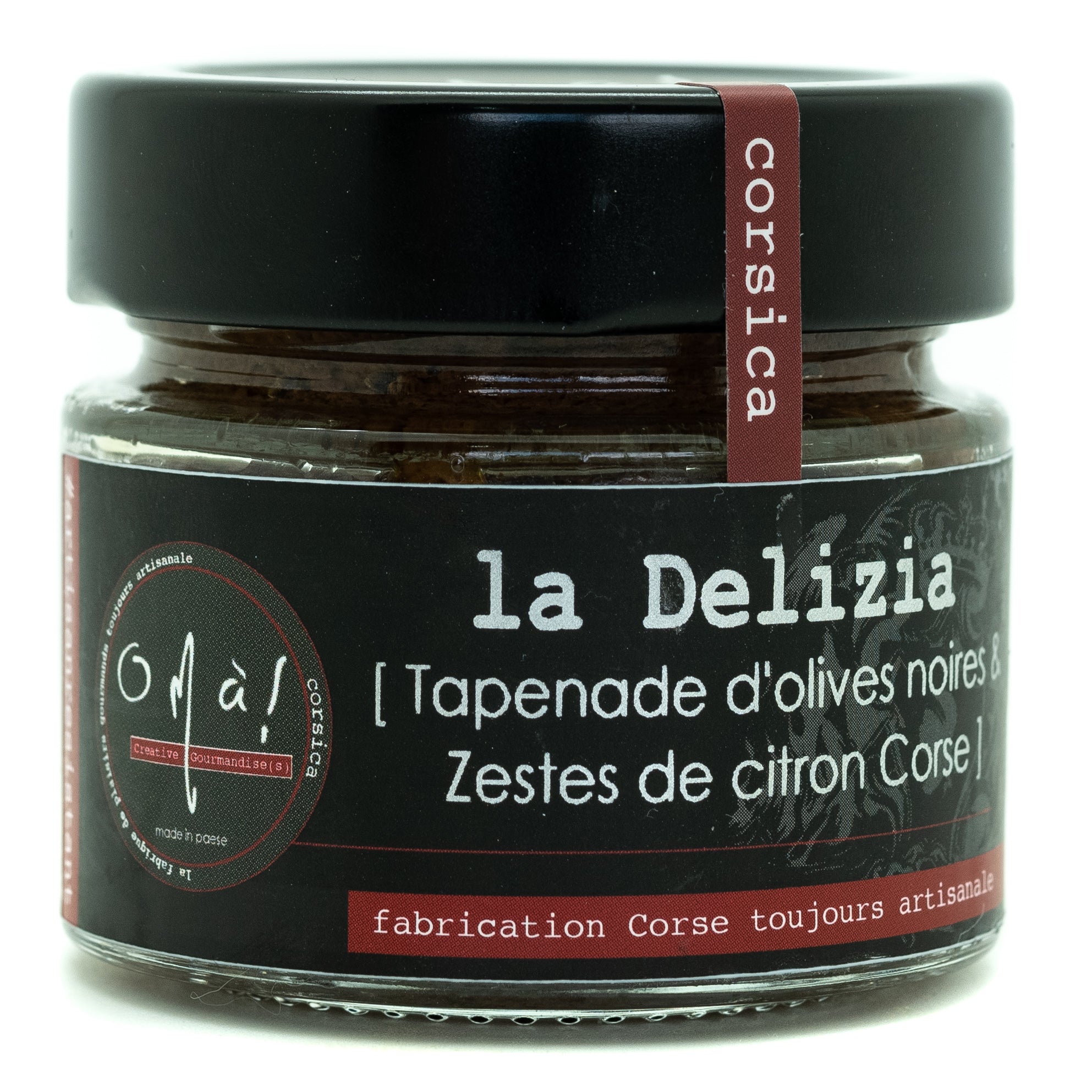 A DELIZIA Crème d'OLIVES NOIRES façon Tapenade