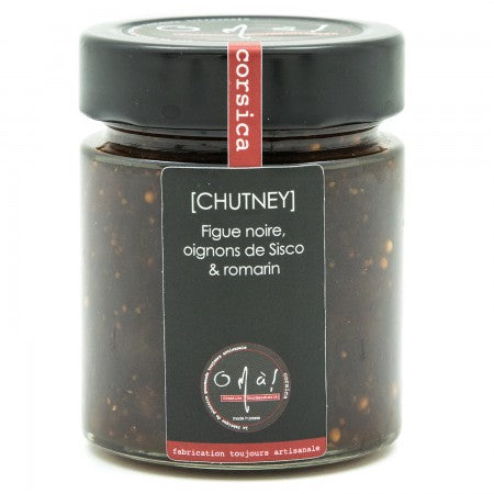 CHUTNEY FIGUE NOIRE & OIGNON DE SISCU