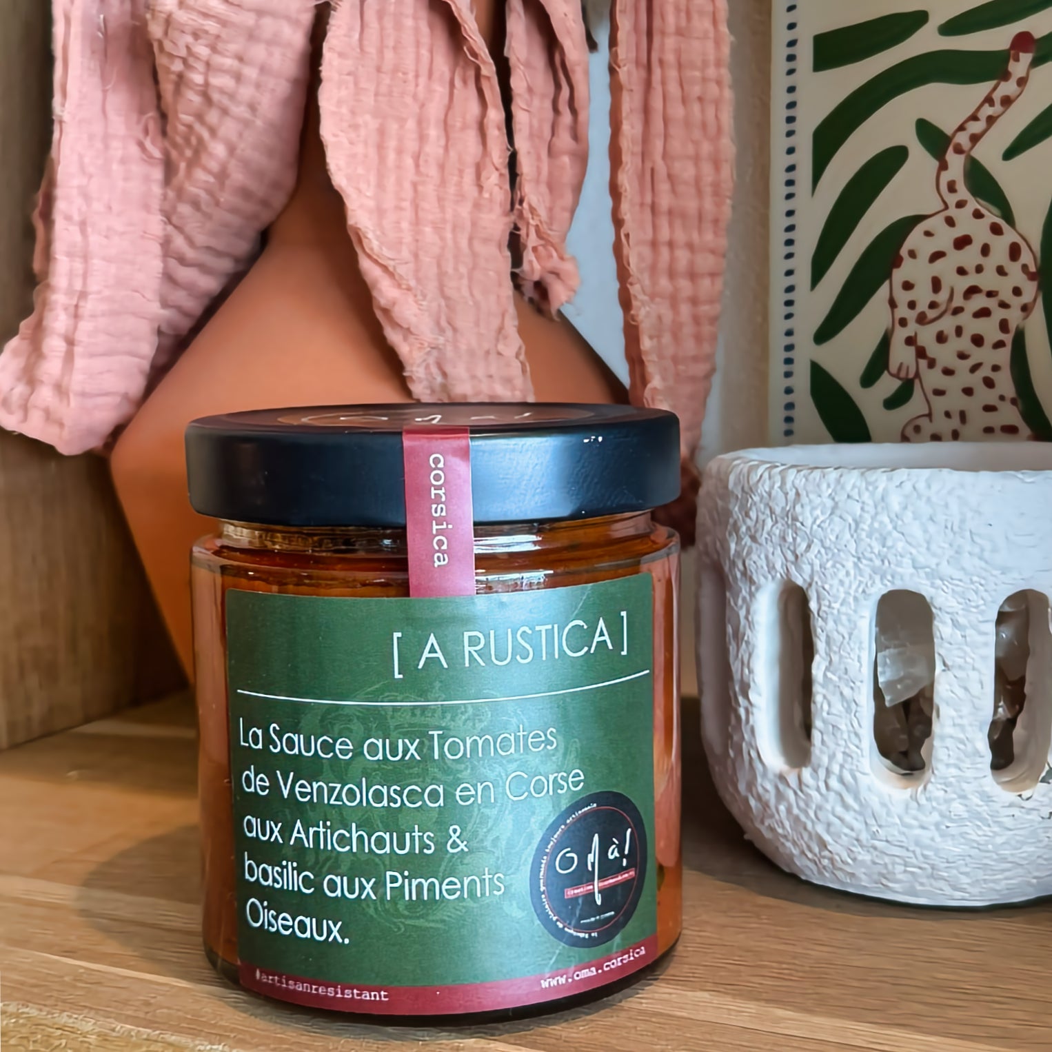 SAUCE TOMATES CORSES RUSTICA ARTICHAUD THYM PIMENT*