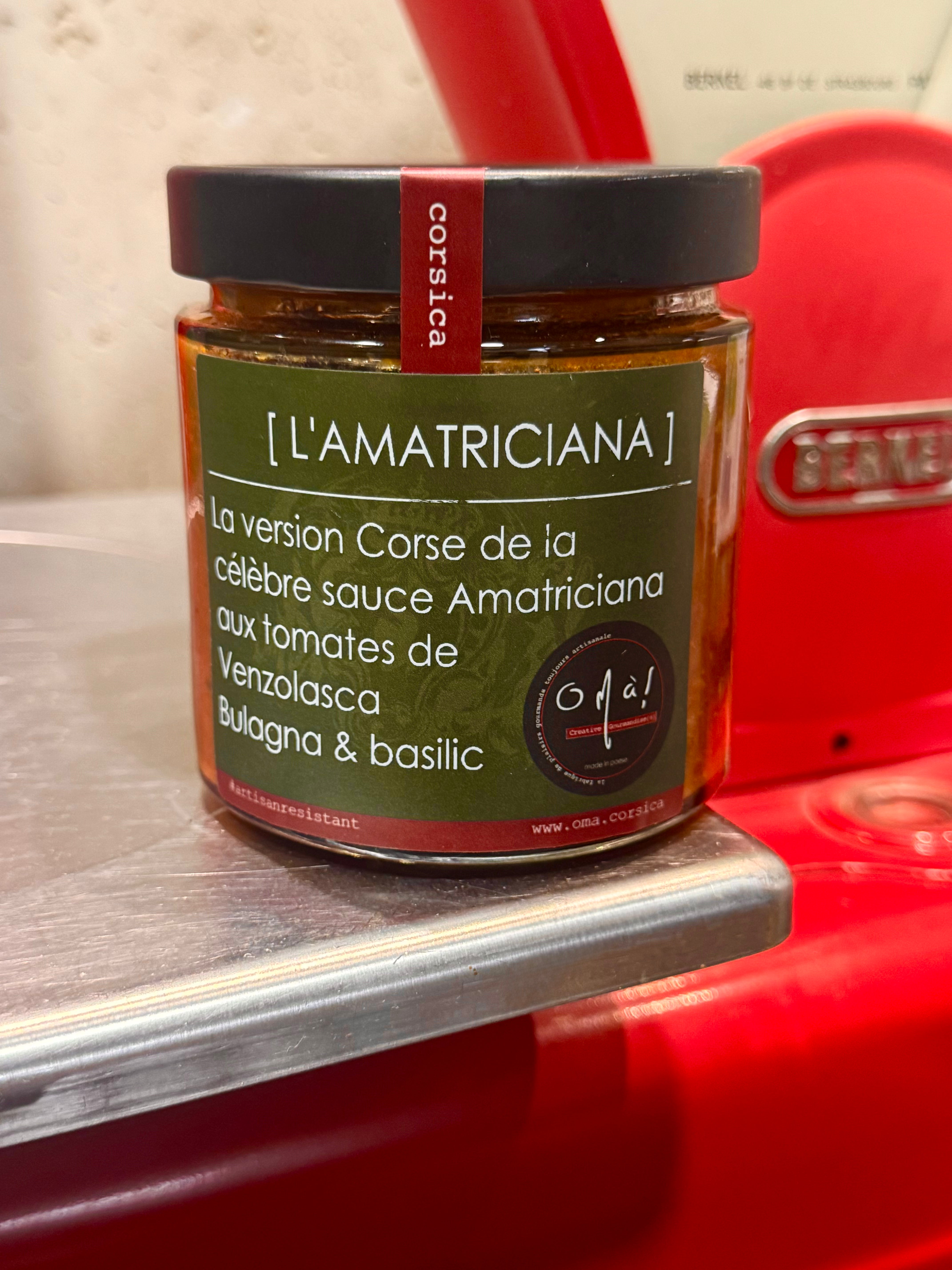 SAUCE TOMATES AMATRICIANA & BULAGNA CORSA