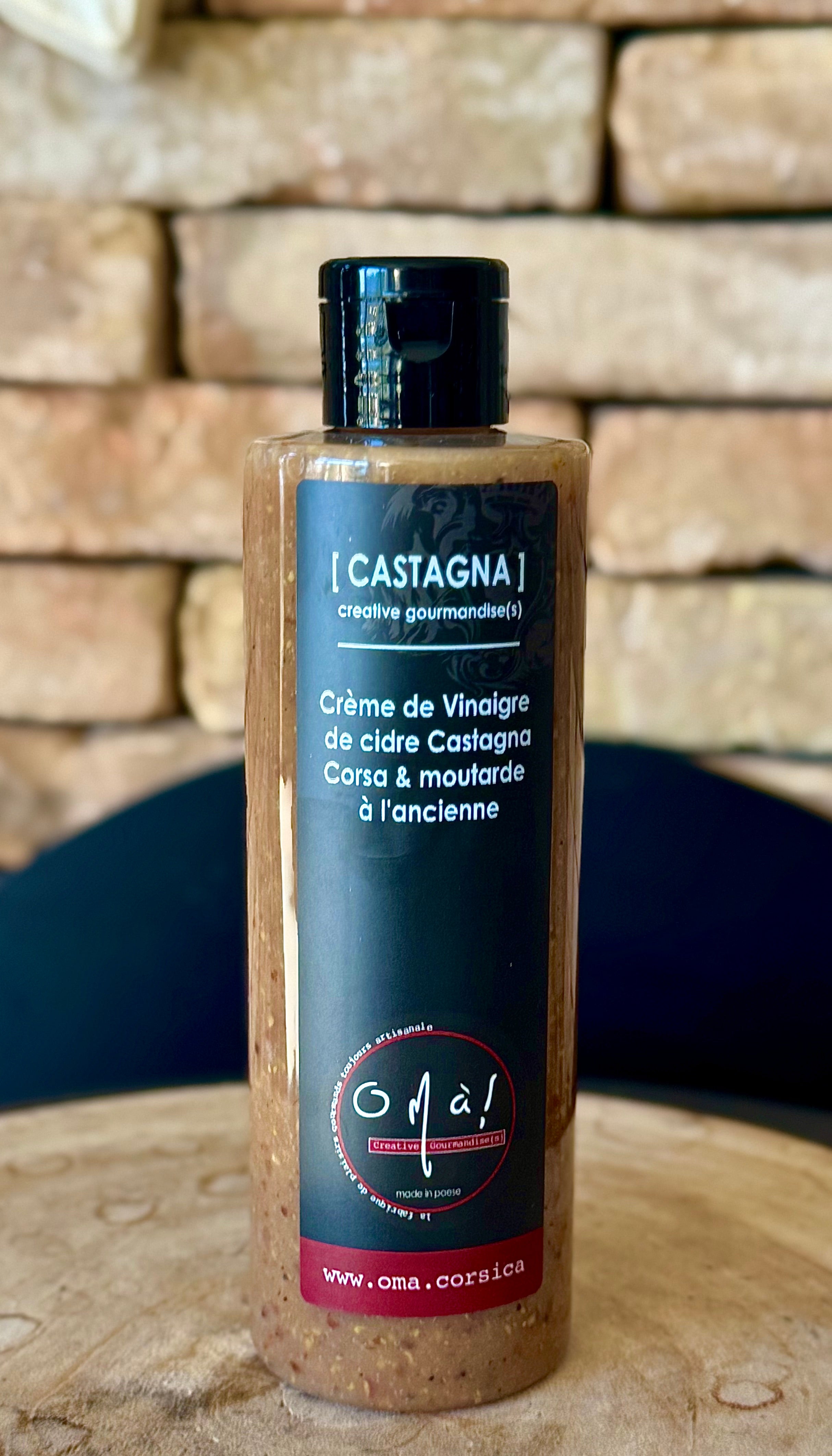 CRÈME DE VINAIGRE CASTAGNA CORSA & Moutarde à l'ancienne
