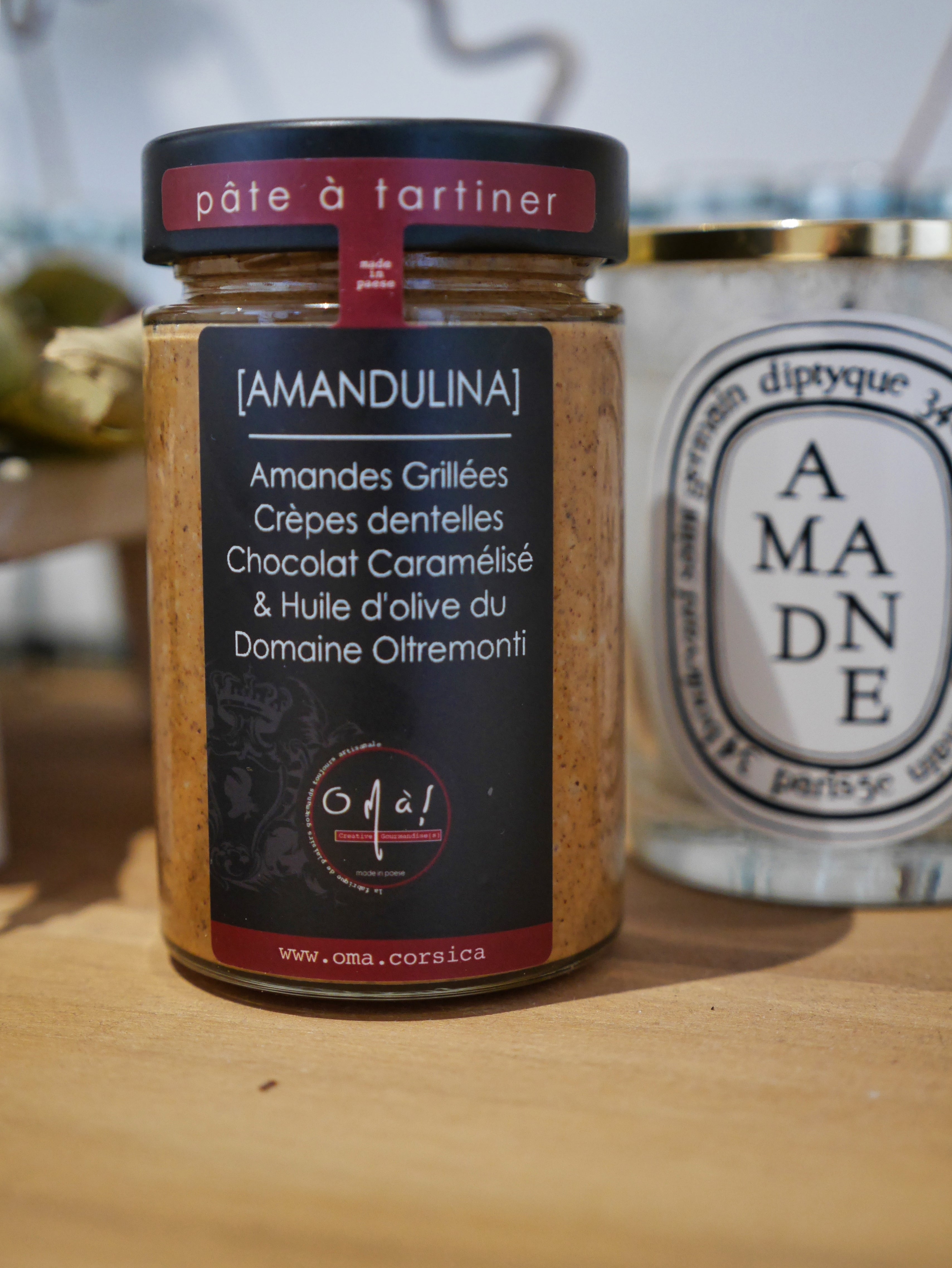[L'AMANDULINA] AMANDES LAIT CARAMÉLISÉ FEUILLETINE HUILE D'OLIVE