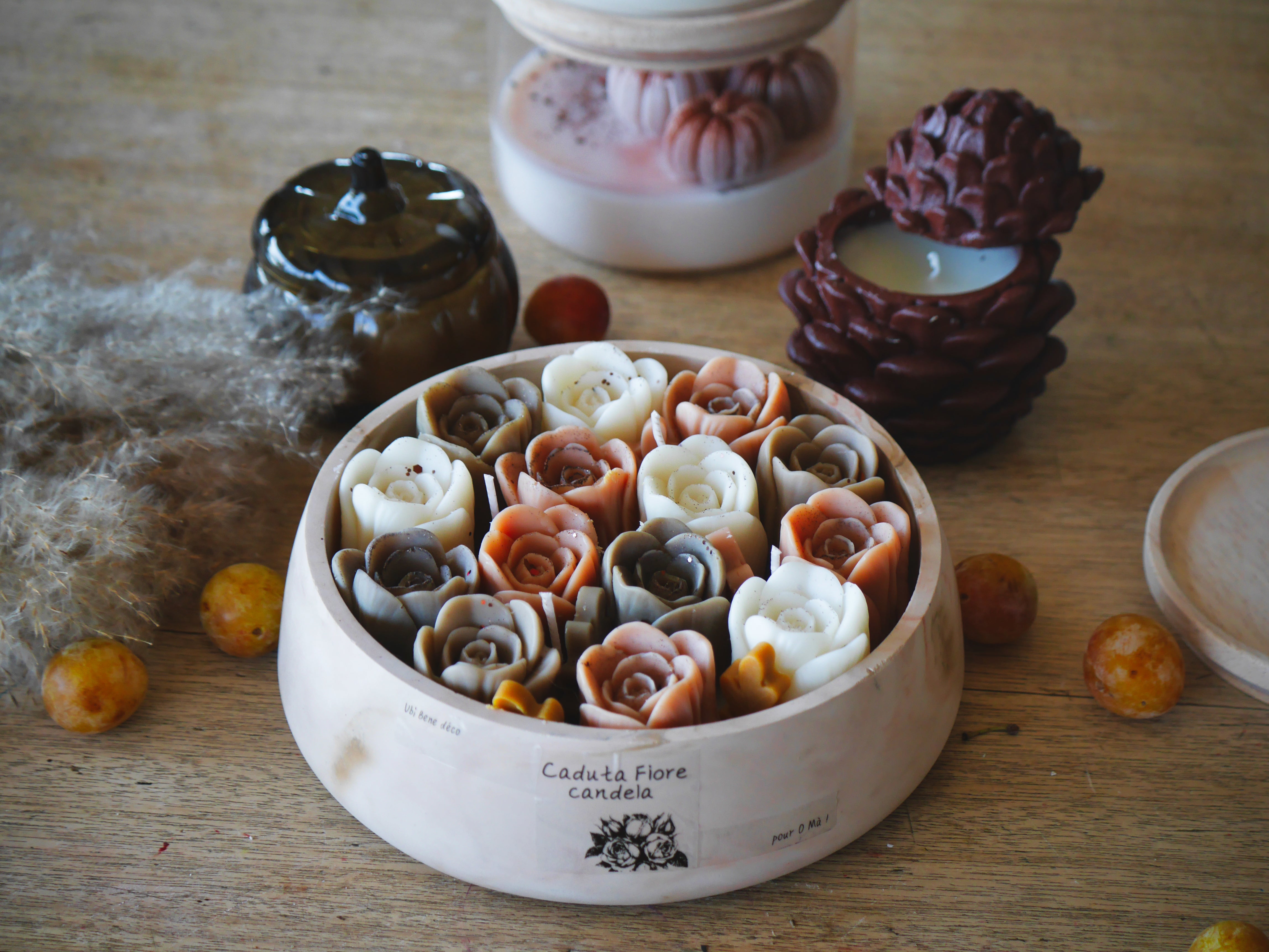 Caduta Fiore Candela – Bougie artisanale Ubi Bene Atelier × O Mà (Copie)