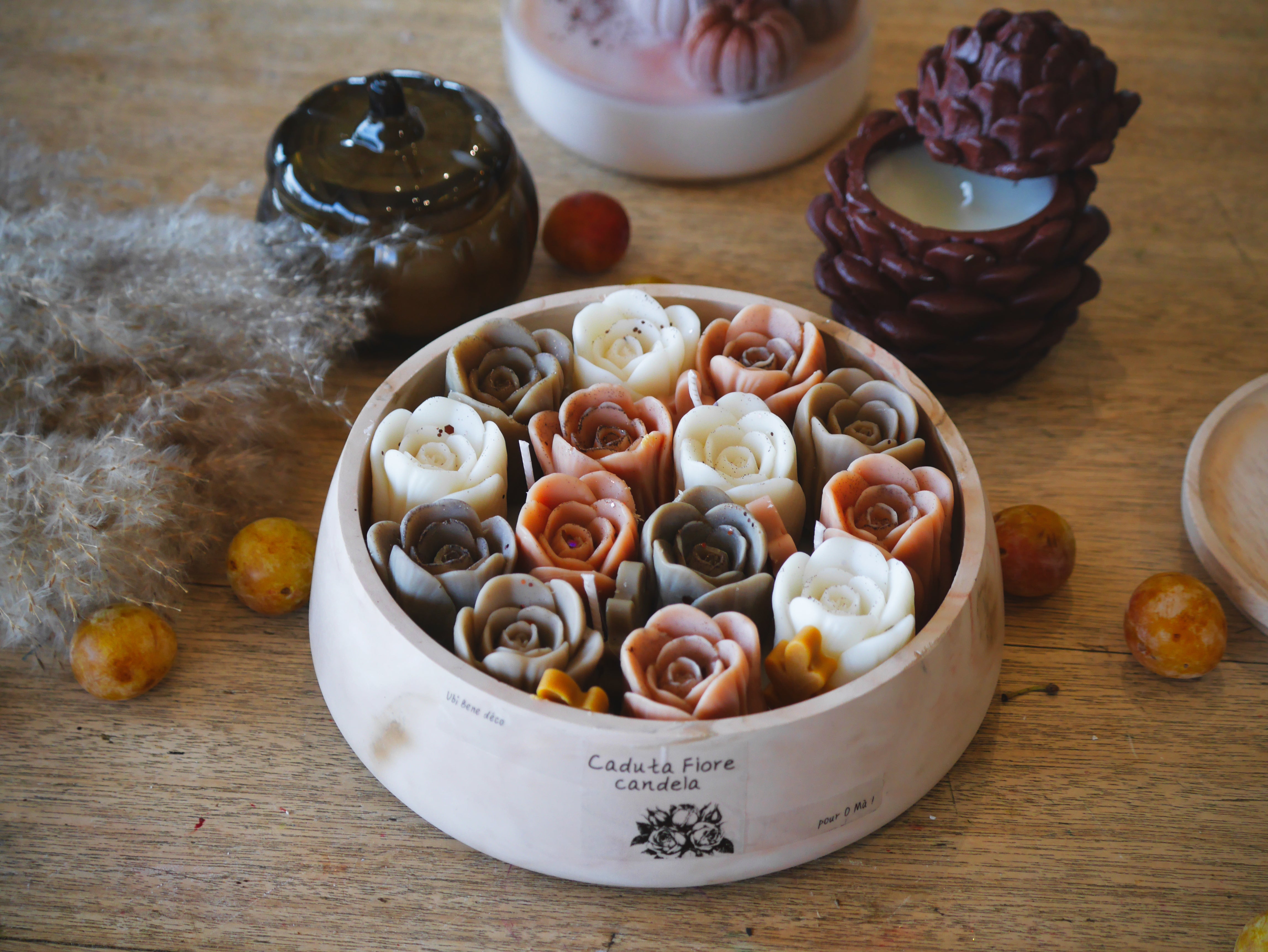Caduta Fiore Candela – Bougie artisanale Ubi Bene Atelier × O Mà (Copie)
