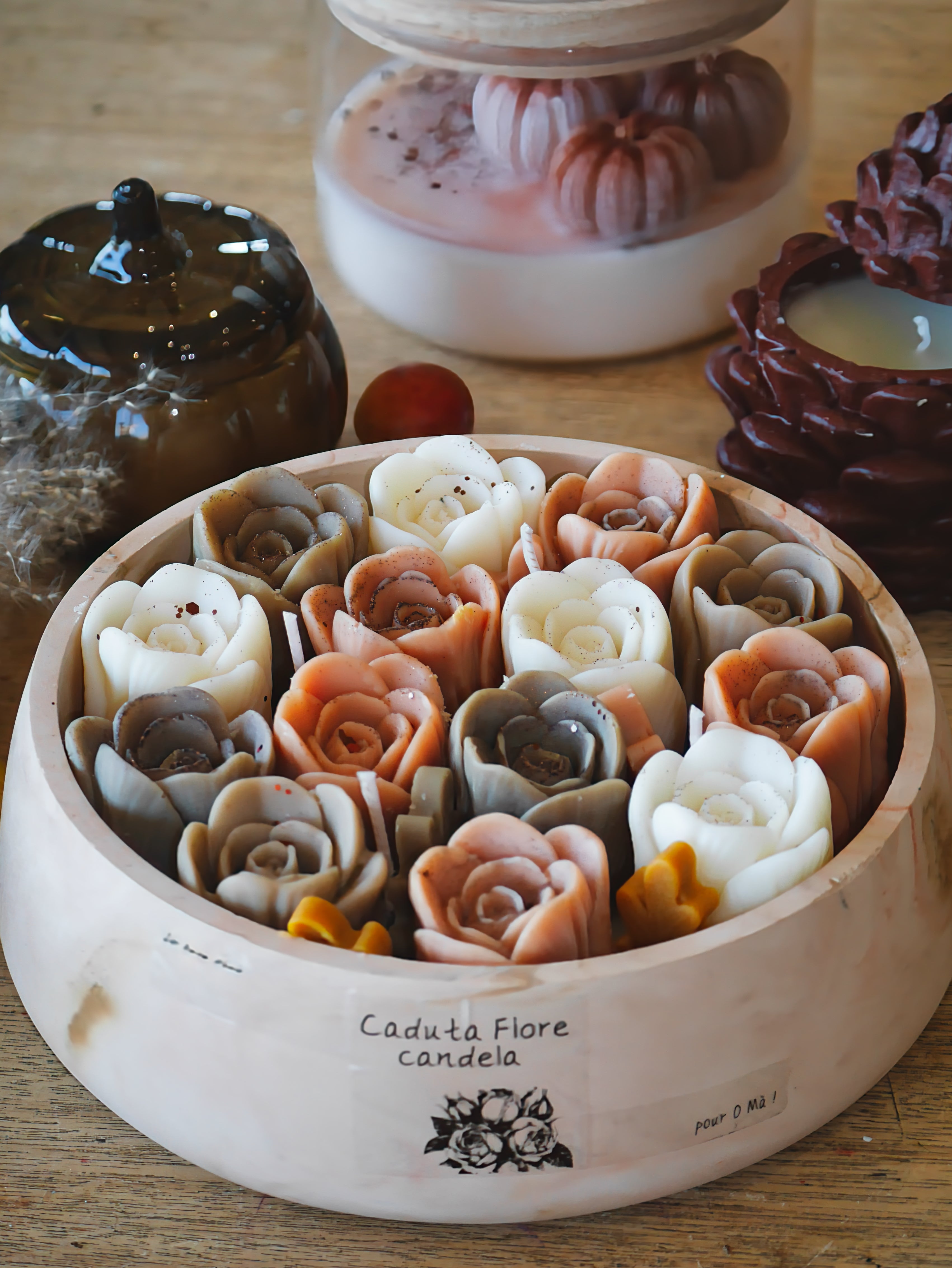 Caduta Fiore Candela – Bougie artisanale Ubi Bene Atelier × O Mà (Copie)