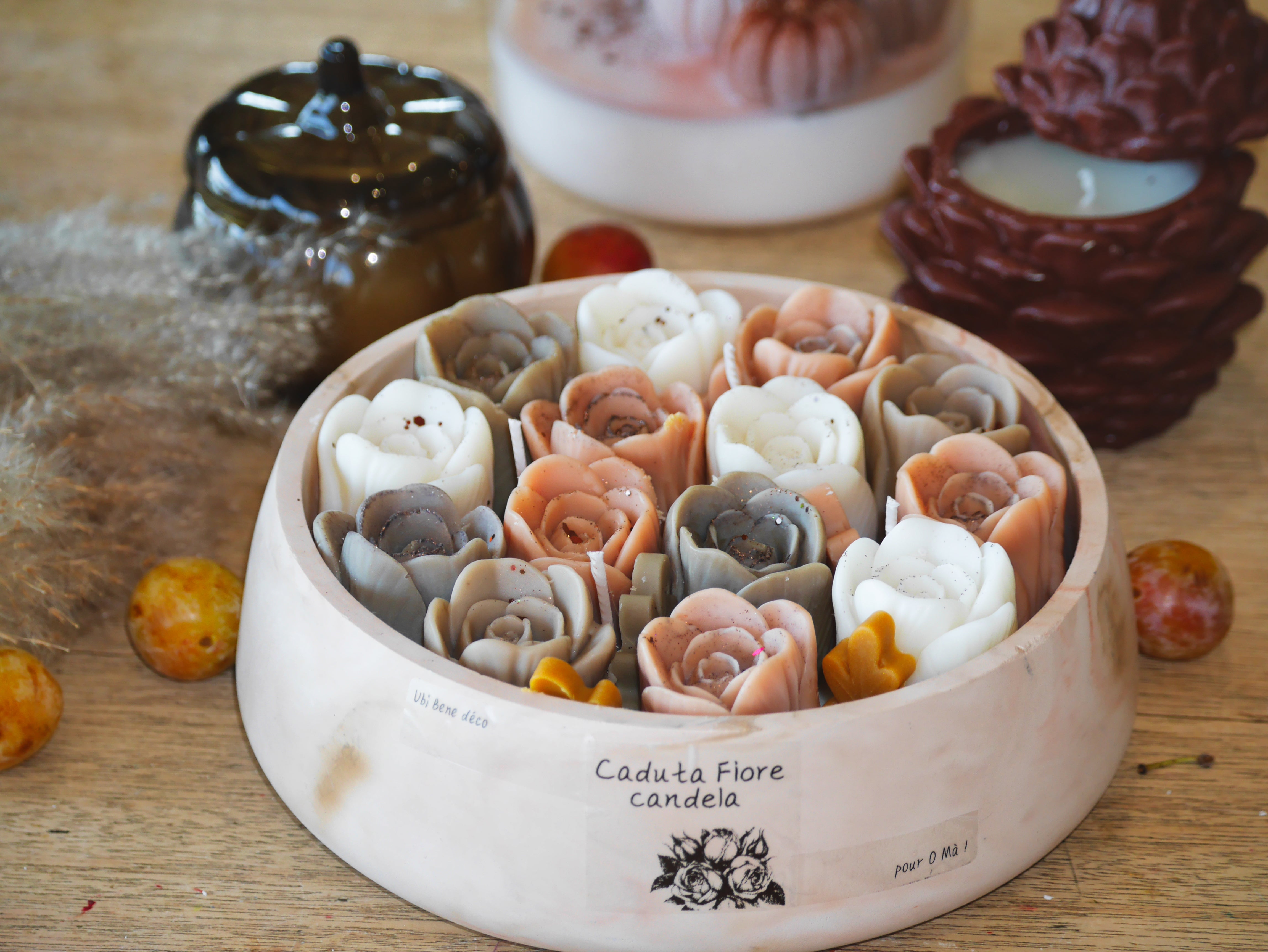 Caduta Fiore Candela – Bougie artisanale Ubi Bene Atelier × O Mà (Copie)