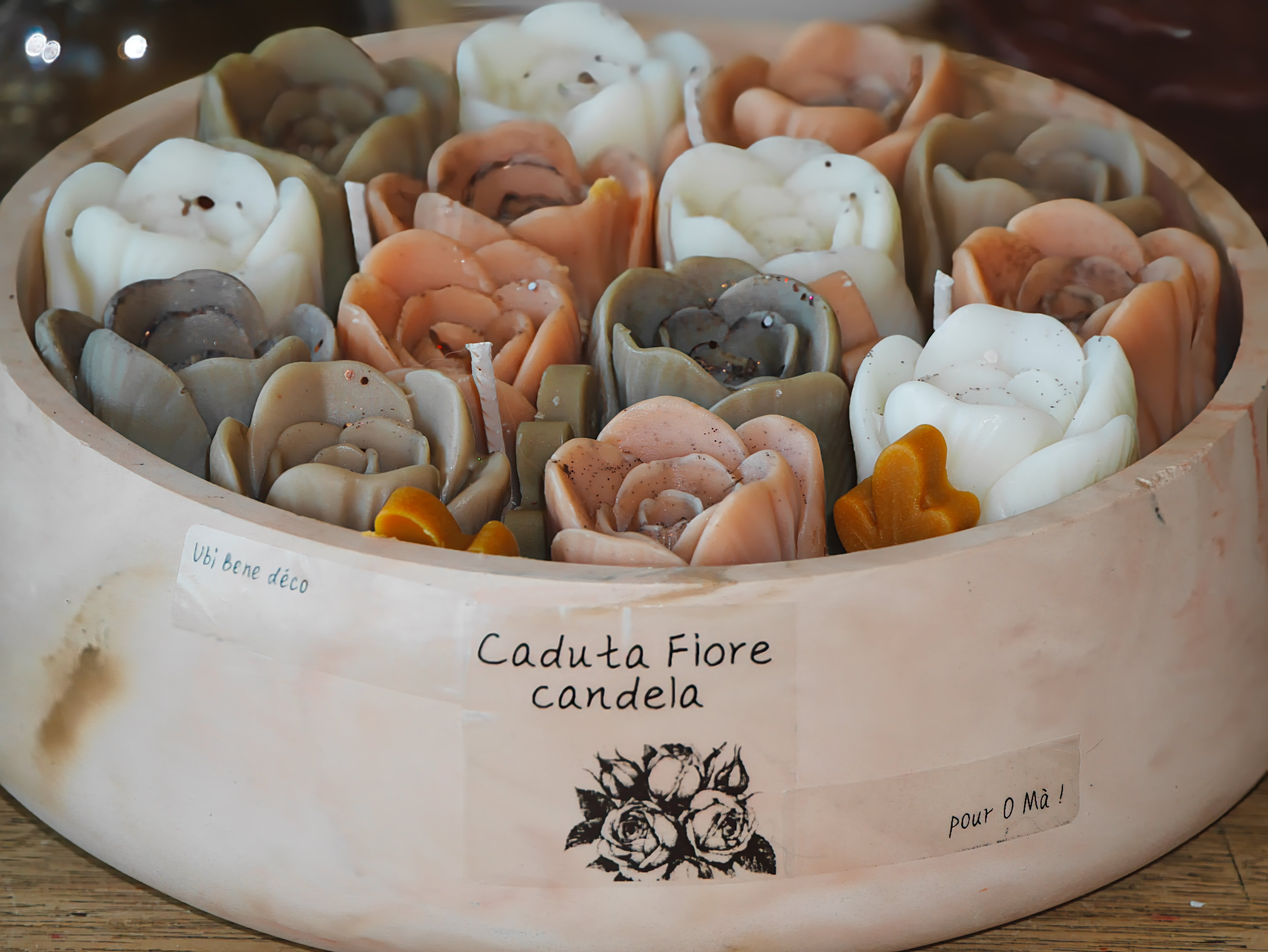 Caduta Fiore Candela – Bougie artisanale Ubi Bene Atelier × O Mà (Copie)