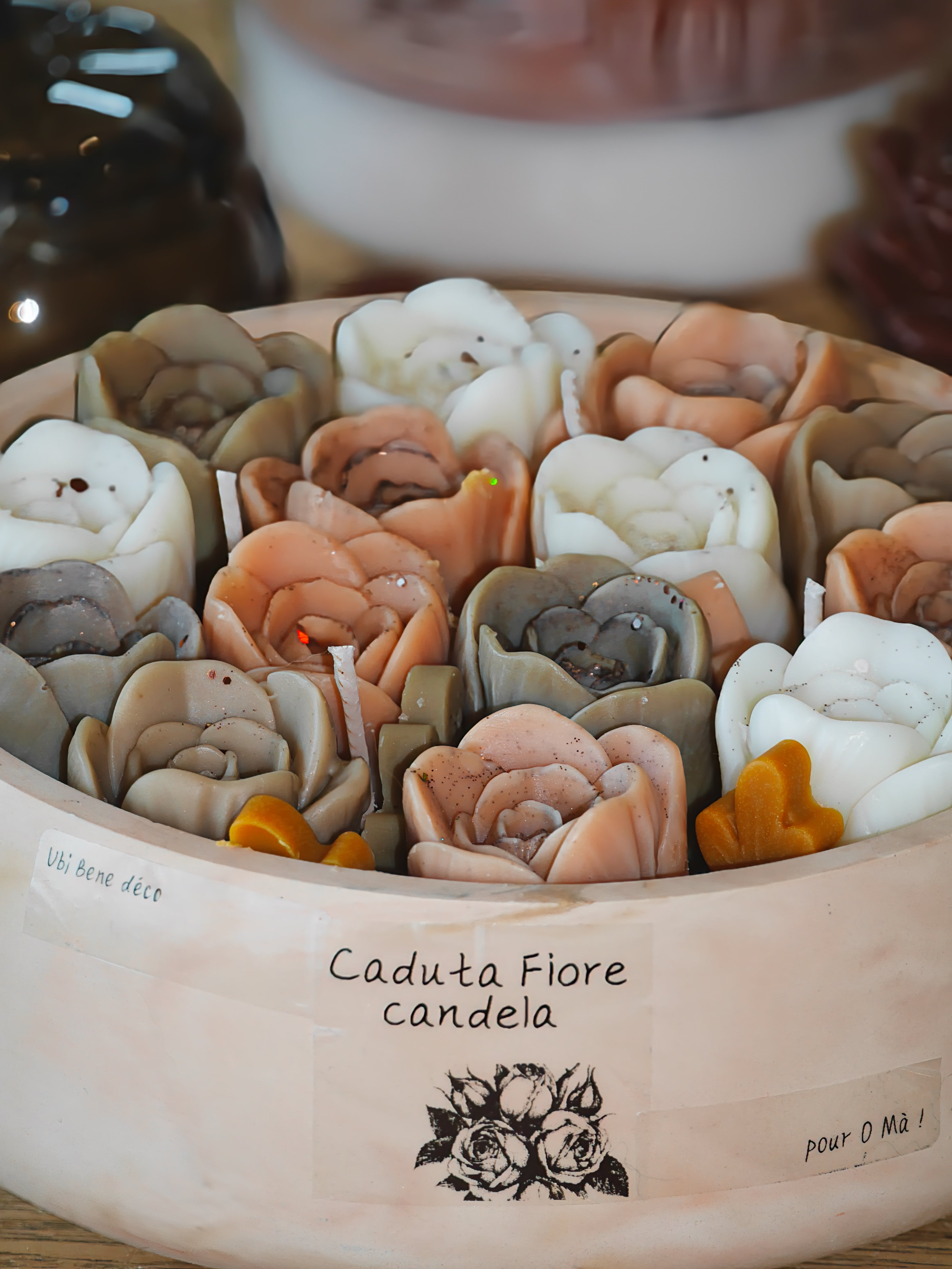 Caduta Fiore Candela – Bougie artisanale Ubi Bene Atelier × O Mà (Copie)