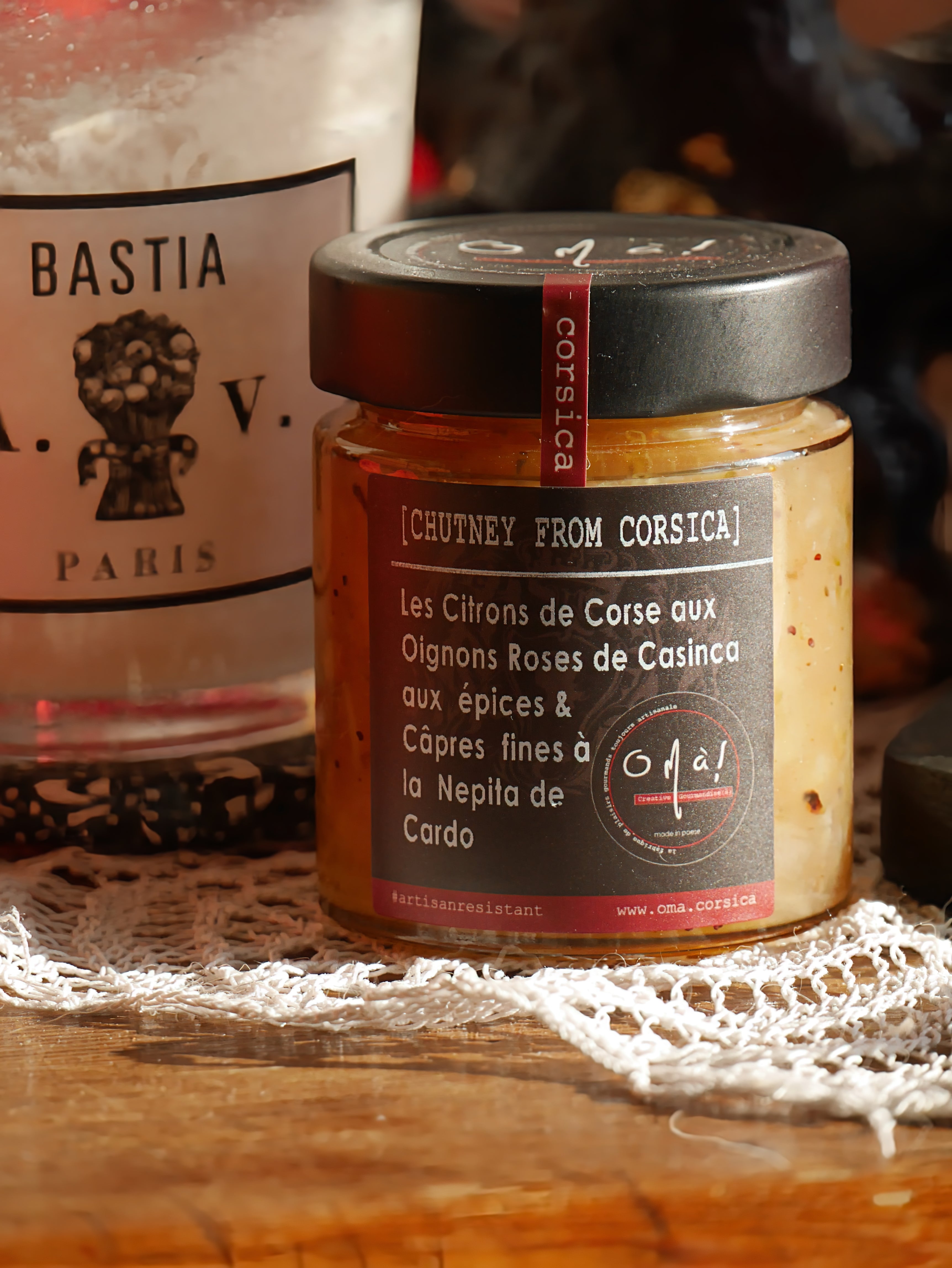 CHUTNEY CITRONS CORSES & OIGNON DE SISCU