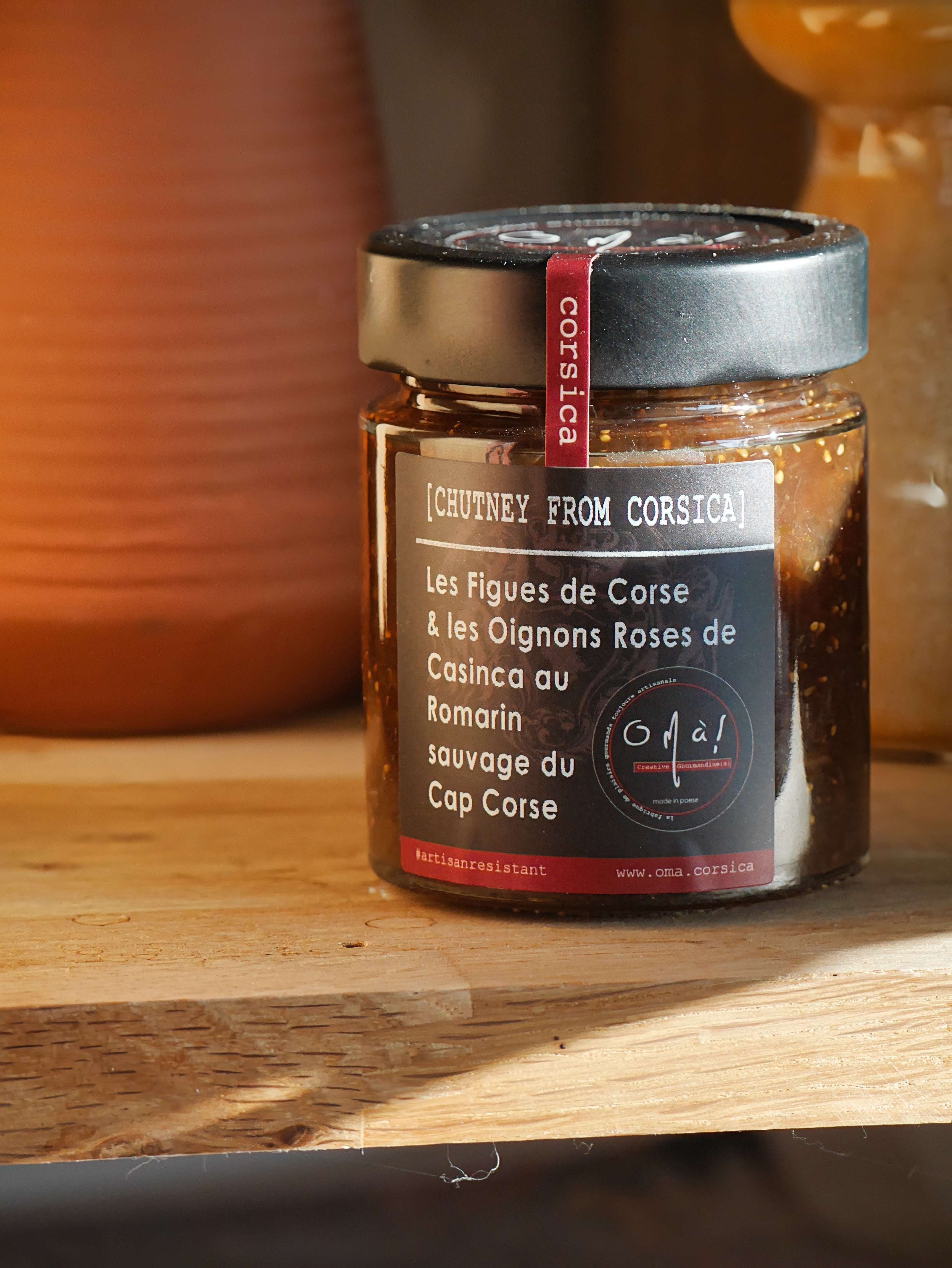 CHUTNEY FIGUES NOIRES & OIGNON ROSES AUX ÉPICES DOUCES