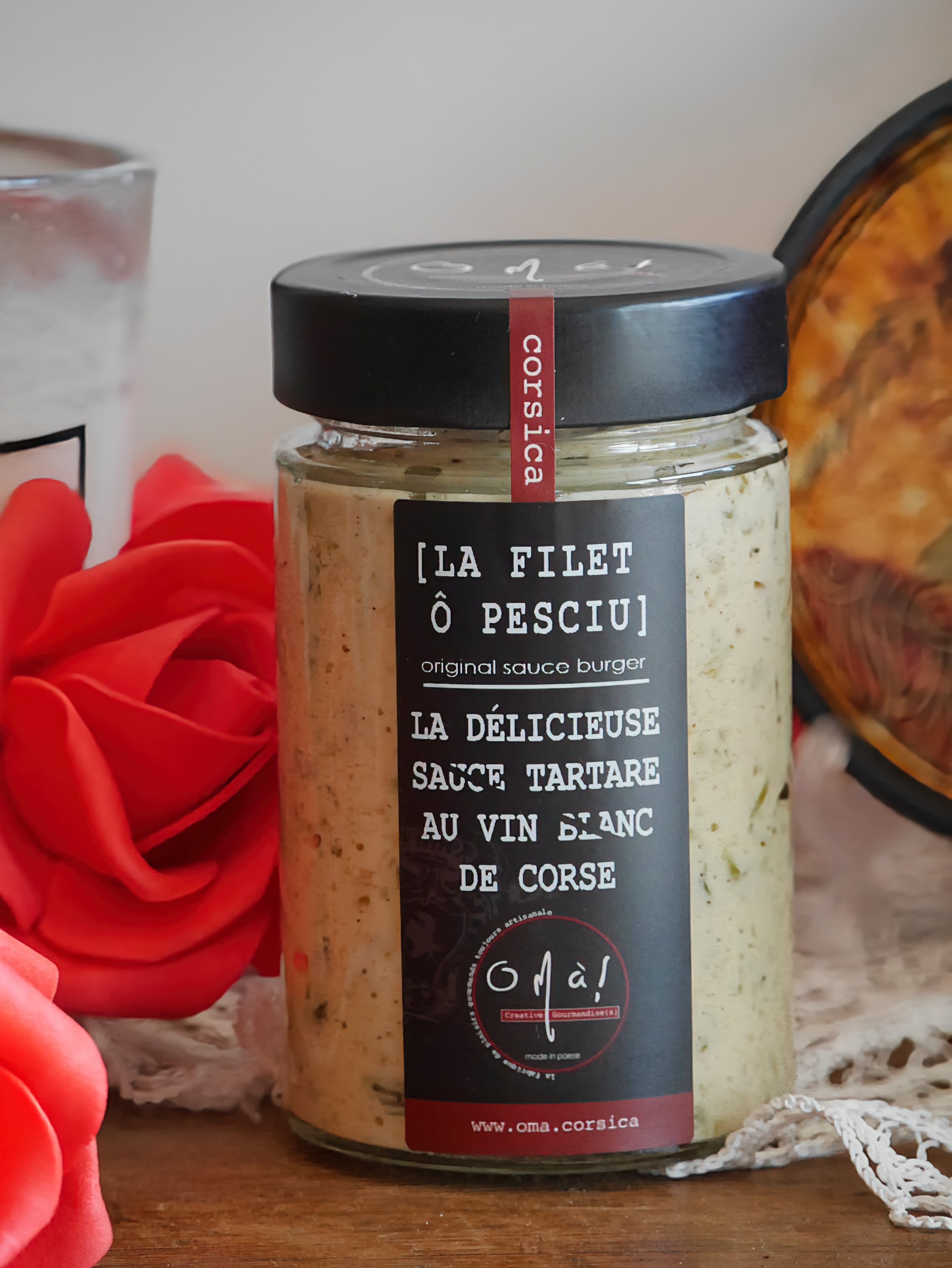 [U MIÓ FILET Ô PESCIU] LA SAUCE TARTAREau VIN BLANC de CORSE